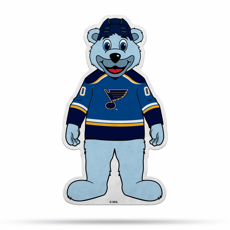 NHL St. Louis Blues Classic Mascot Shape Cut Pennant - Home and Living Room Décor - Soft Felt EZ to Hang By Rico Industries