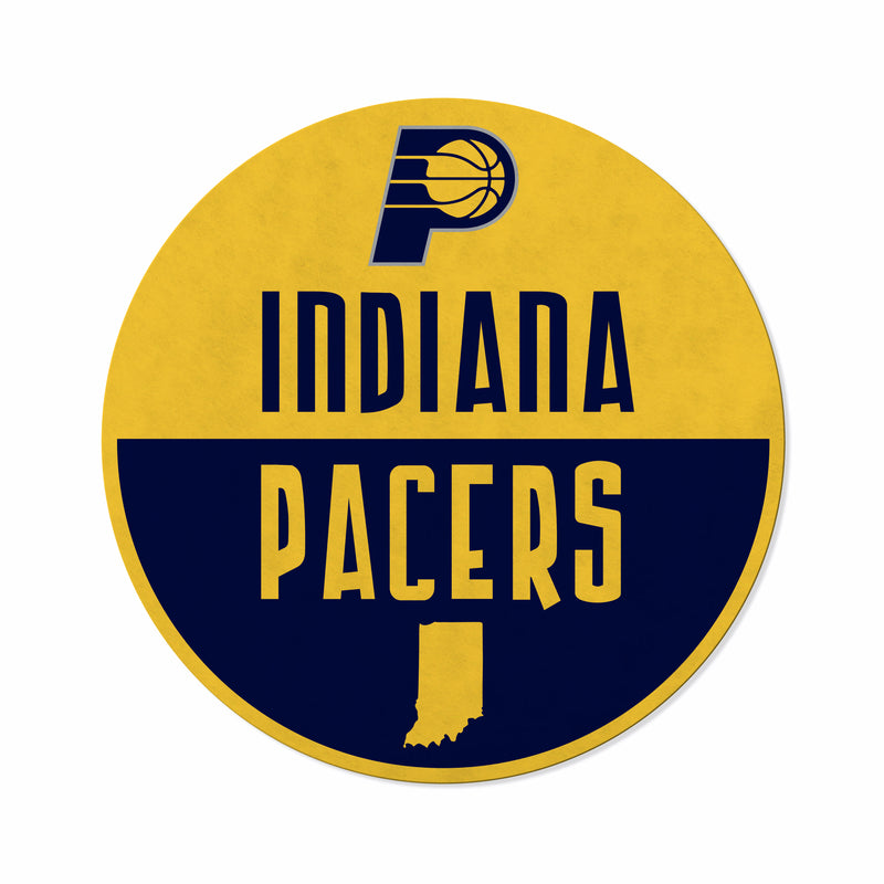 Pacers Shape Cut Logo With Header Card - Classic Design