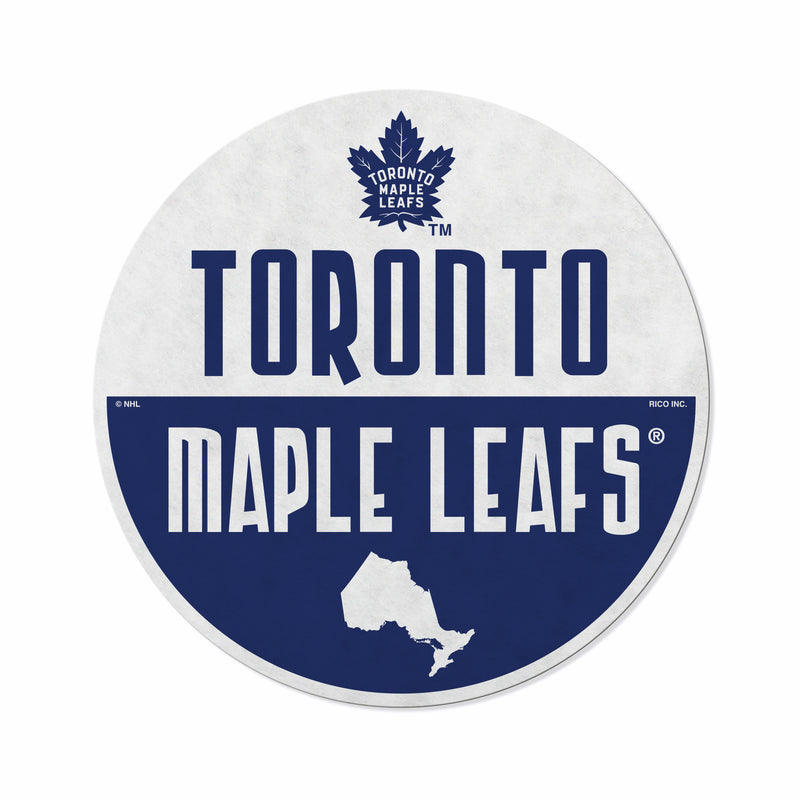 Maple Leafs Shape Cut Logo With Header Card - Classic Design