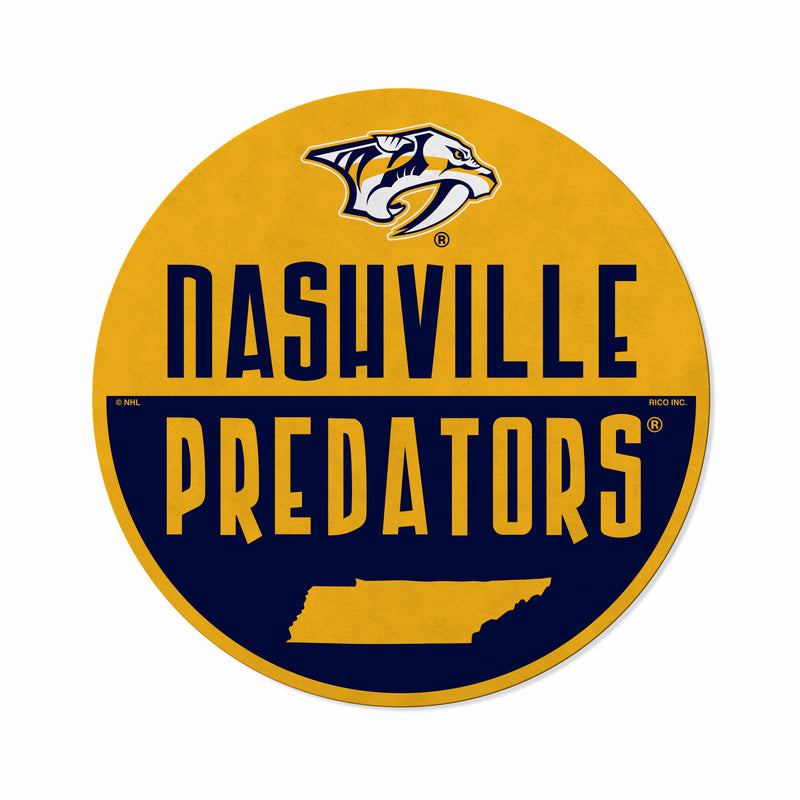 Predators Shape Cut Logo With Header Card - Classic Design