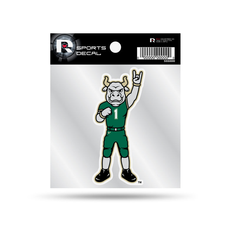 South Florida 4"X4" Weeded Mascot Decal