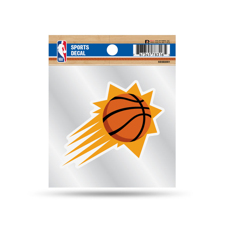 Suns Clear Backer Decal W/ Primary Logo (4"X4")