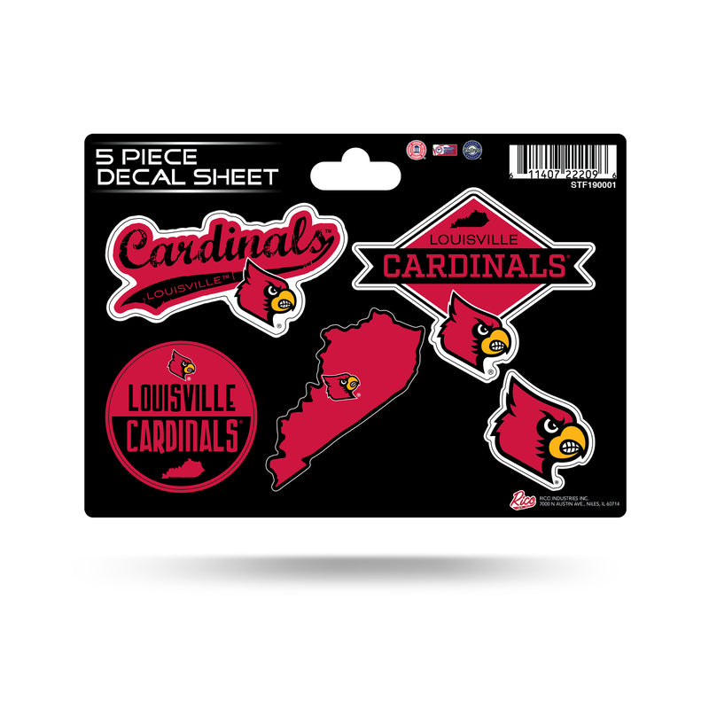 Louisville 5-Pc Sticker Sheet