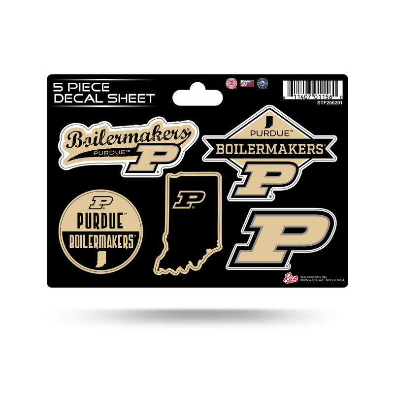 Purdue 5 Piece Decal Sheet