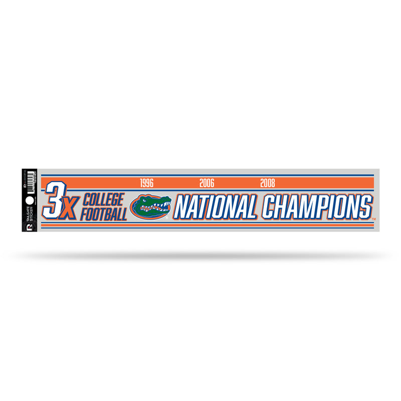 NCAA Florida Gators 3" x 17" Tailgate Sticker For Car/Truck/SUV By Rico Industries