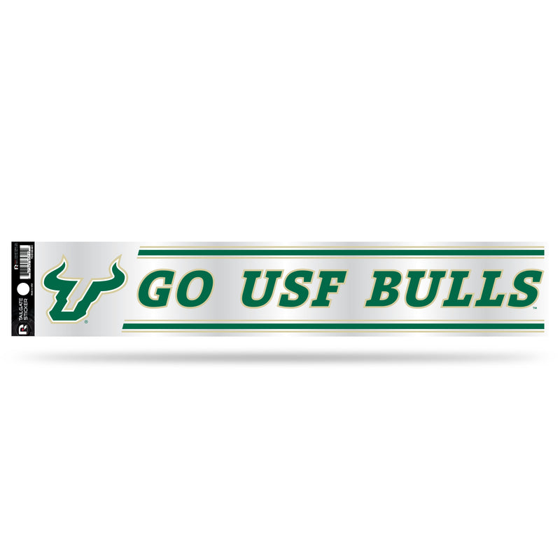 NCAA South Florida Bulls 3" x 17" Tailgate Sticker For Car/Truck/SUV By Rico Industries