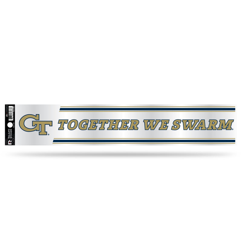NCAA Georgia Tech Yellow Jackets 3" x 17" Tailgate Sticker For Car/Truck/SUV By Rico Industries