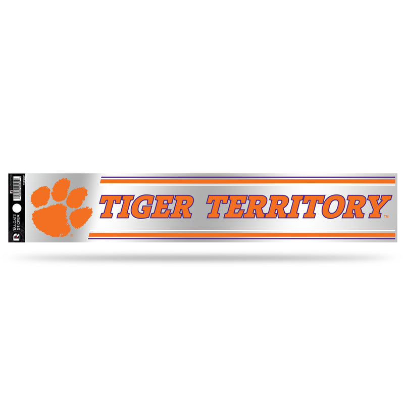 NCAA Clemson Tigers 3" x 17" Tailgate Sticker For Car/Truck/SUV By Rico Industries