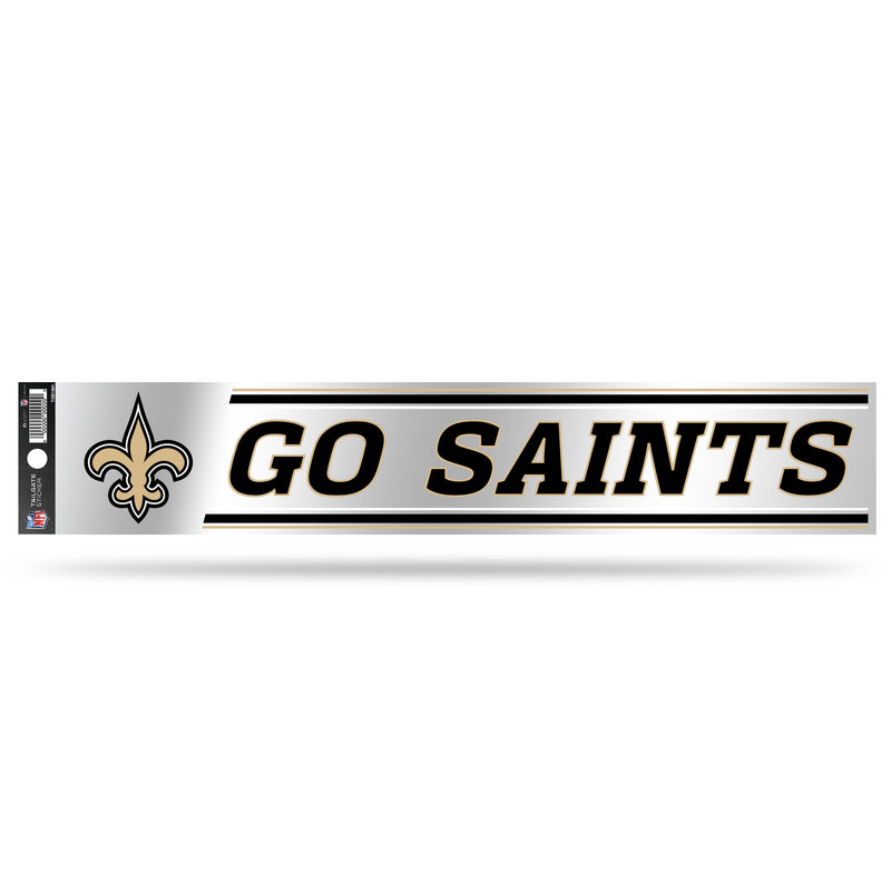 NFL New Orleans Saints 3" x 17" Tailgate Sticker For Car/Truck/SUV By Rico Industries