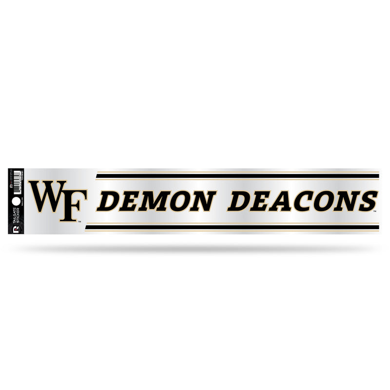 NCAA Wake Forest Demon Deacons 3" x 17" Tailgate Sticker For Car/Truck/SUV By Rico Industries