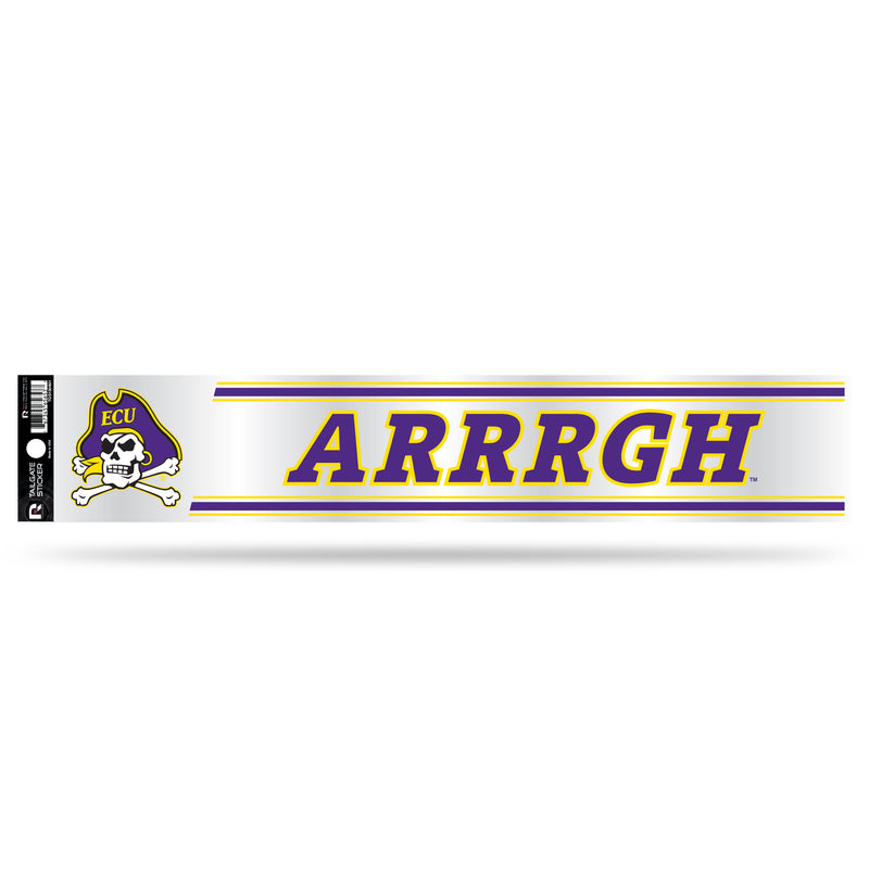NCAA East Carolina Pirates 3" x 17" Tailgate Sticker For Car/Truck/SUV By Rico Industries