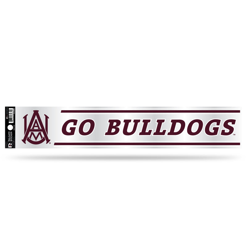 NCAA Alabama A&M Bulldogs 3" x 17" Tailgate Sticker For Car/Truck/SUV By Rico Industries