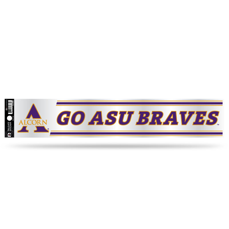NCAA Alcorn State Braves 3" x 17" Tailgate Sticker For Car/Truck/SUV By Rico Industries