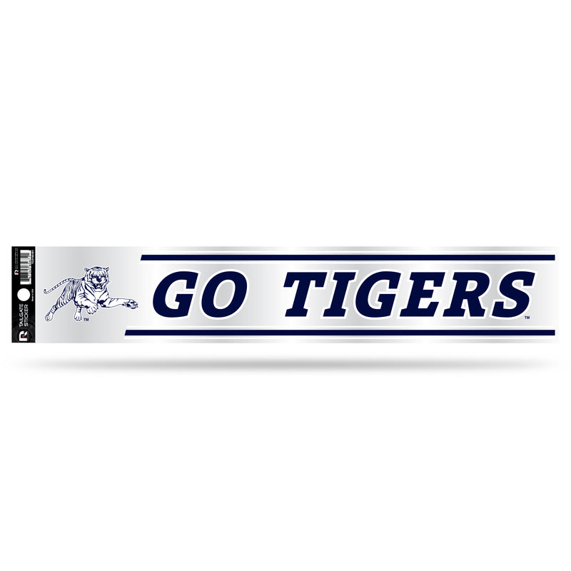 NCAA Jackson State Tigers 3" x 17" Tailgate Sticker For Car/Truck/SUV By Rico Industries