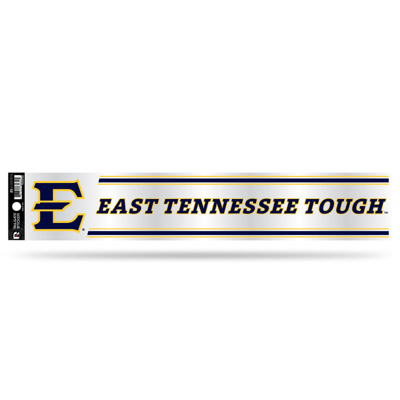 NCAA East Tennessee State Buccaneers 3" x 17" Tailgate Sticker For Car/Truck/SUV By Rico Industries
