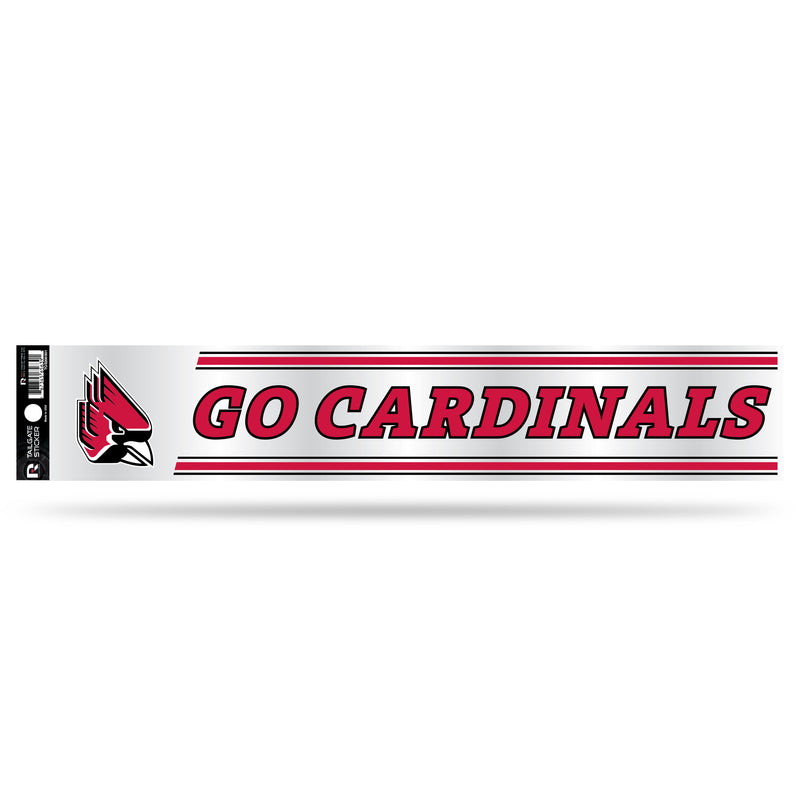 NCAA Ball State Cardinals 3" x 17" Tailgate Sticker For Car/Truck/SUV By Rico Industries