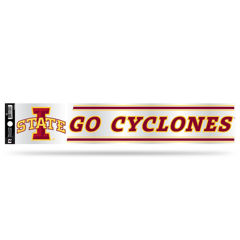 NCAA Iowas State Cyclones 3" x 17" Tailgate Sticker For Car/Truck/SUV By Rico Industries