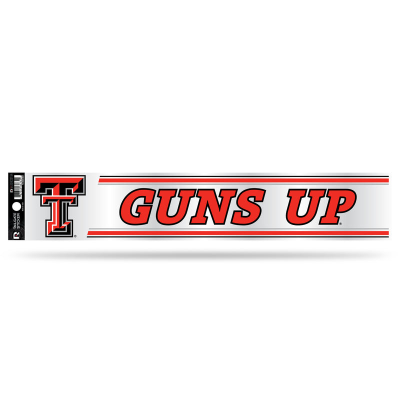 NCAA Texas Tech Red Raiders 3" x 17" Tailgate Sticker For Car/Truck/SUV By Rico Industries