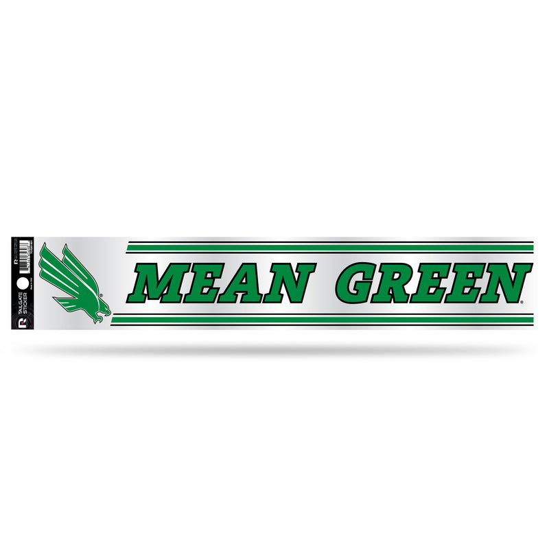 NCAA North Texas Mean Green 3" x 17" Tailgate Sticker For Car/Truck/SUV By Rico Industries