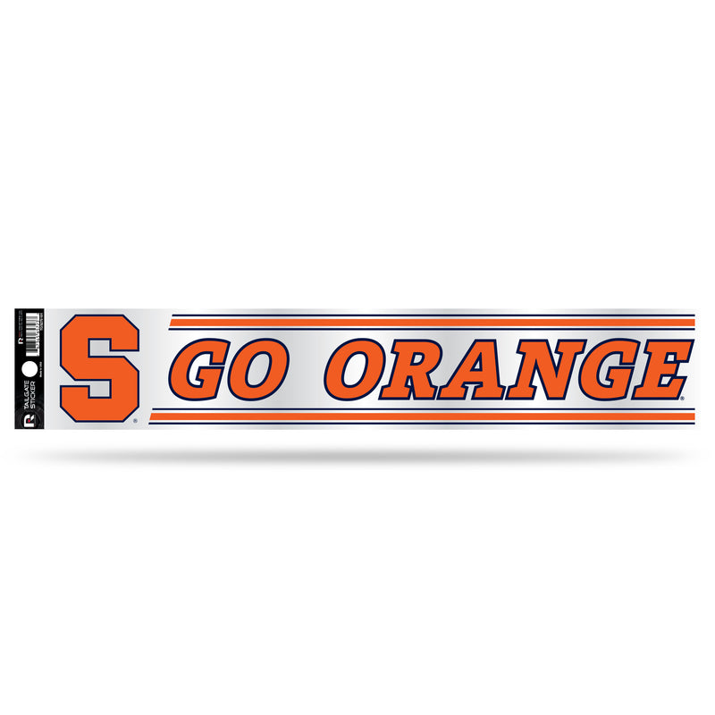 NCAA Syracuse Orange 3" x 17" Tailgate Sticker For Car/Truck/SUV By Rico Industries