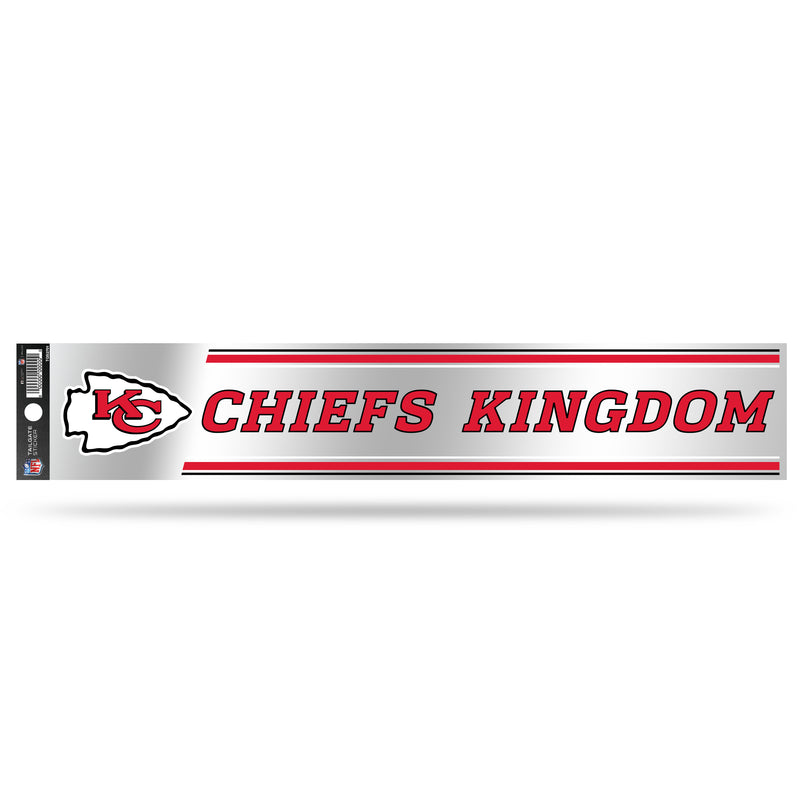 NFL Kansas City Chiefs 3" x 17" Tailgate Sticker For Car/Truck/SUV By Rico Industries