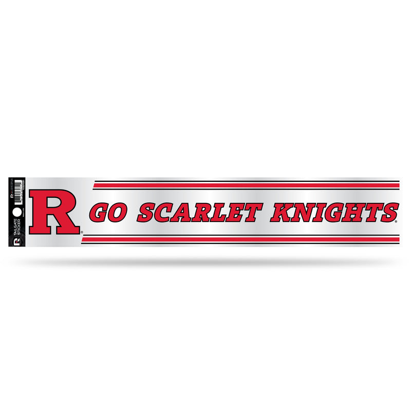 NCAA Rutgers Scarlet Knights 3" x 17" Tailgate Sticker For Car/Truck/SUV By Rico Industries
