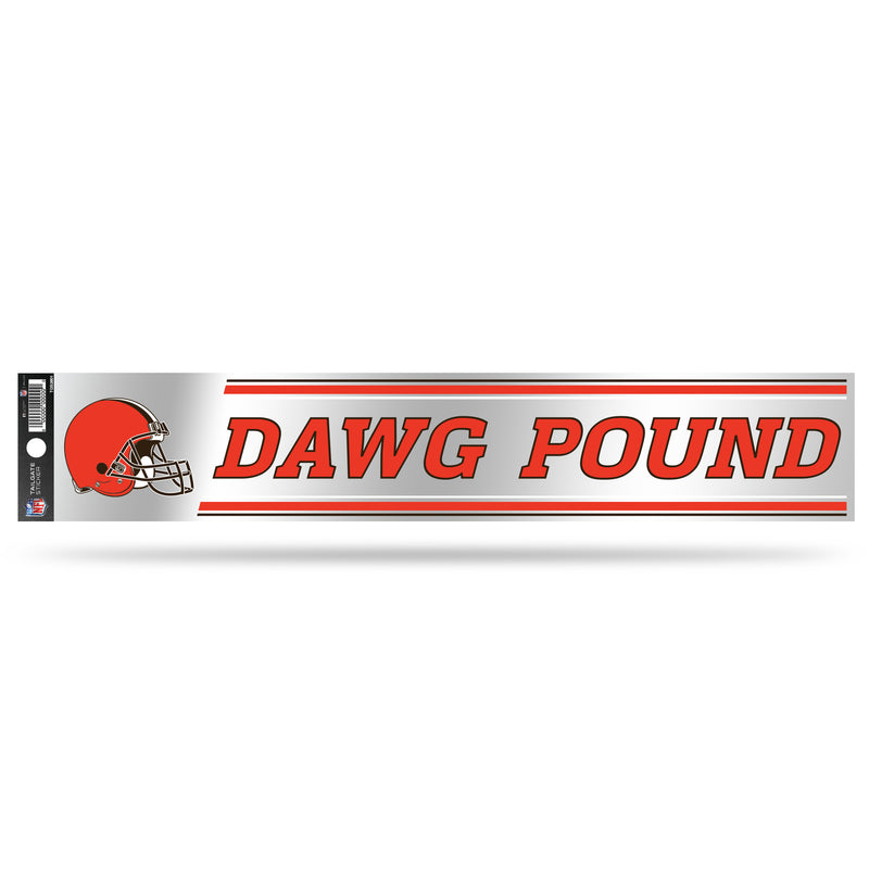 NFL Cleveland Browns 3" x 17" Tailgate Sticker For Car/Truck/SUV By Rico Industries