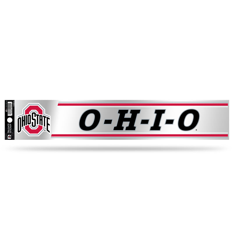 NCAA Ohio State Buckeyes 3" x 17" Tailgate Sticker For Car/Truck/SUV By Rico Industries