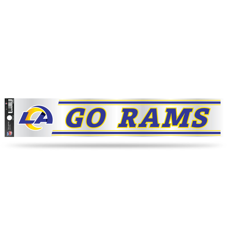 NFL Los Angeles Rams 3" x 17" Tailgate Sticker For Car/Truck/SUV By Rico Industries