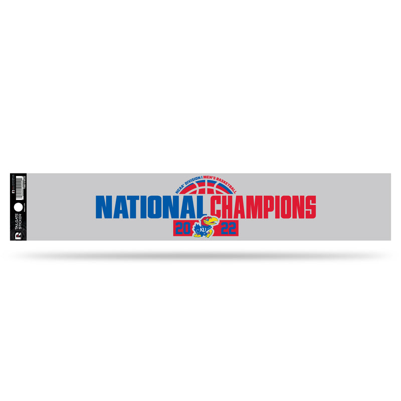 Kansas University 2022 Ncaa Men'S Basketball National Champions Tailgate Decal