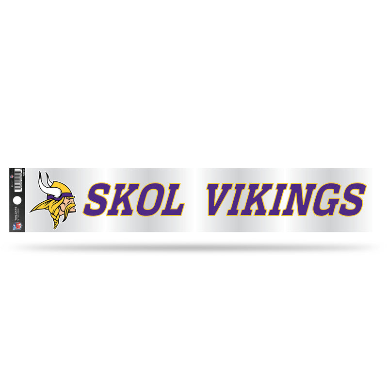 NFL Minnesota Vikings 3" x 17" Tailgate Sticker For Car/Truck/SUV By Rico Industries