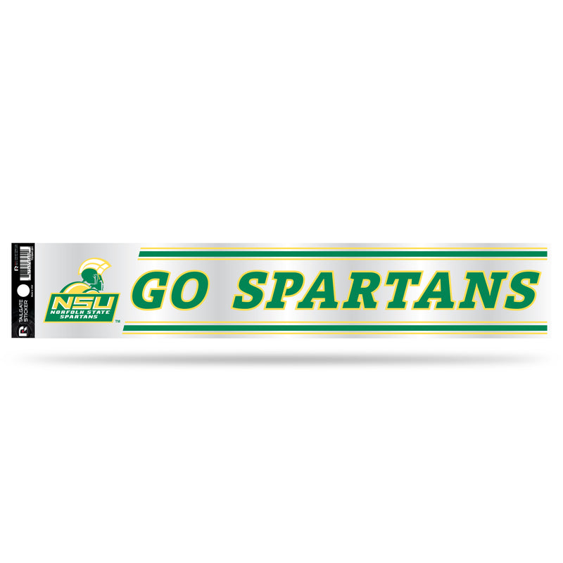 NCAA Norfolk State Spartans 3" x 17" Tailgate Sticker For Car/Truck/SUV By Rico Industries