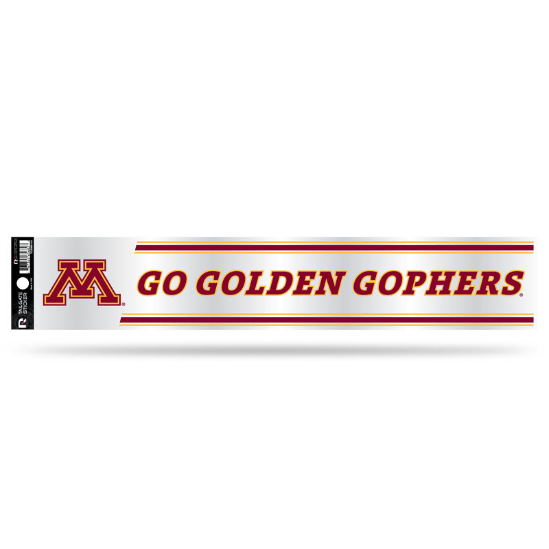 NCAA Minnesota Golden Gophers 3" x 17" Tailgate Sticker For Car/Truck/SUV By Rico Industries