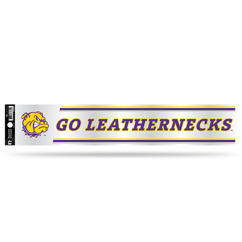 NCAA Western Illinois Leathernecks 3" x 17" Tailgate Sticker For Car/Truck/SUV By Rico Industries