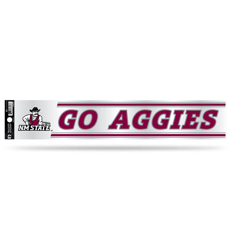NCAA New Mexico State Aggies 3" x 17" Tailgate Sticker For Car/Truck/SUV By Rico Industries
