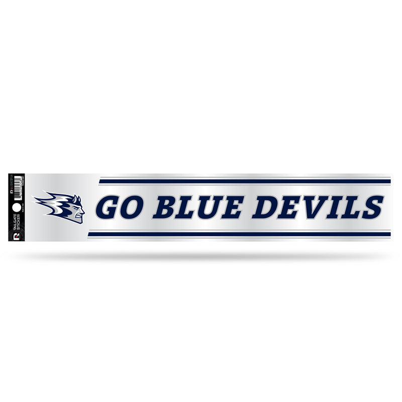 NCAA Wisconsin-Stout Blue Devils 3" x 17" Tailgate Sticker For Car/Truck/SUV By Rico Industries