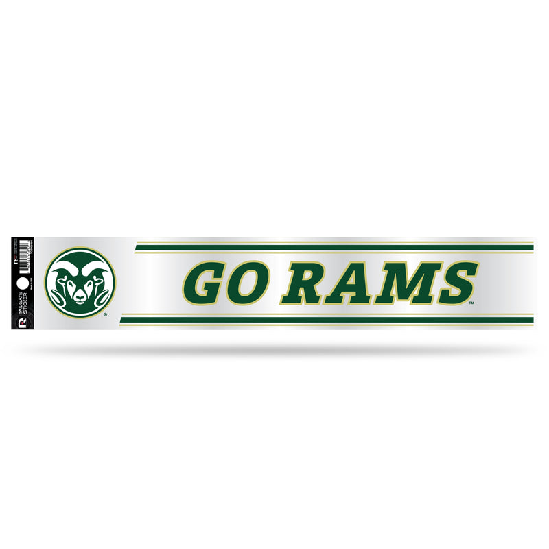 NCAA Colorado State Rams 3" x 17" Tailgate Sticker For Car/Truck/SUV By Rico Industries
