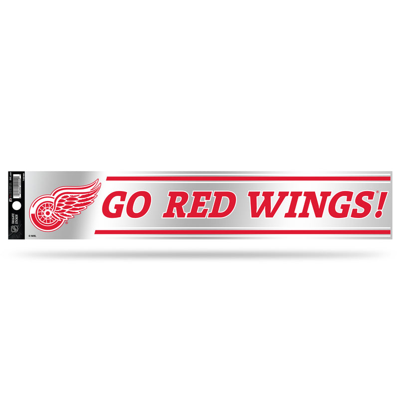 NHL Detroit Red Wings 3" x 17" Tailgate Sticker For Car/Truck/SUV By Rico Industries