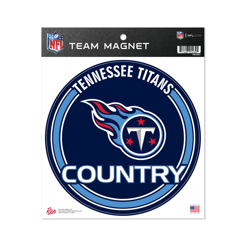 Titans 8" Team Magnet Circle