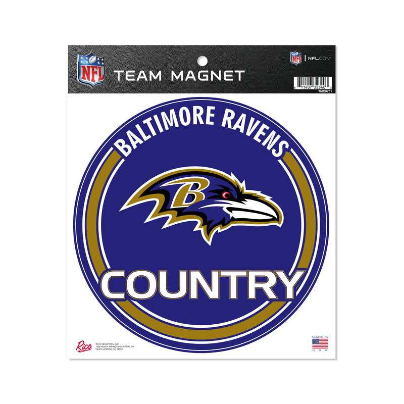 Ravens 8" Team Magnet Circle