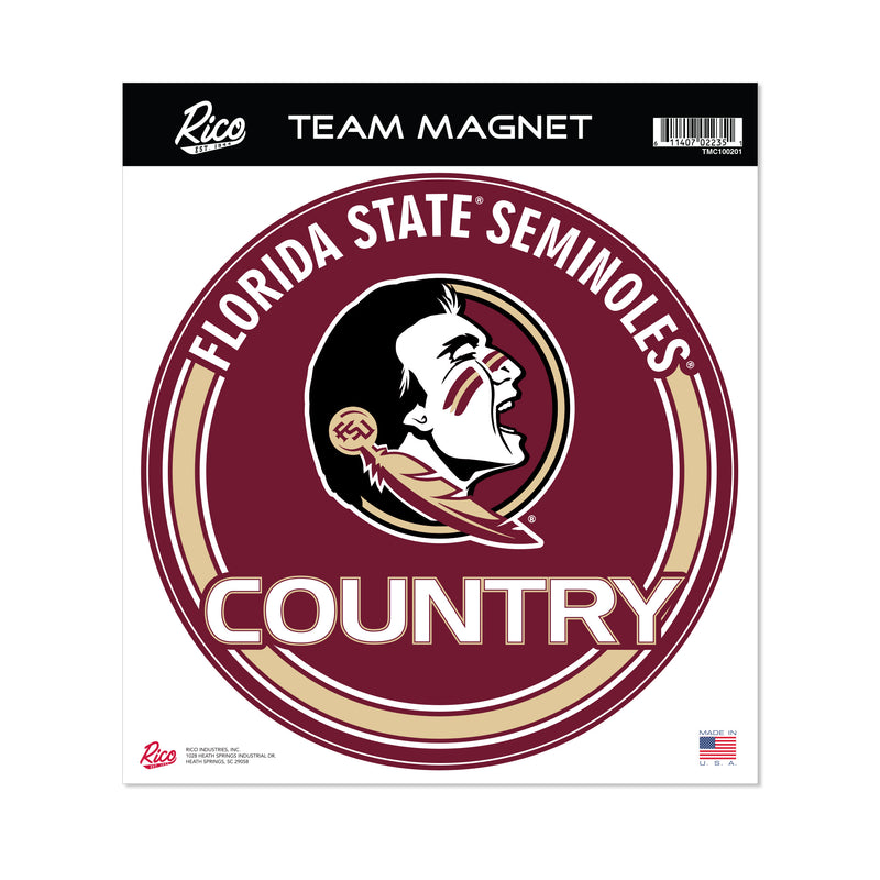 Florida State 8" Team Magnet Circle