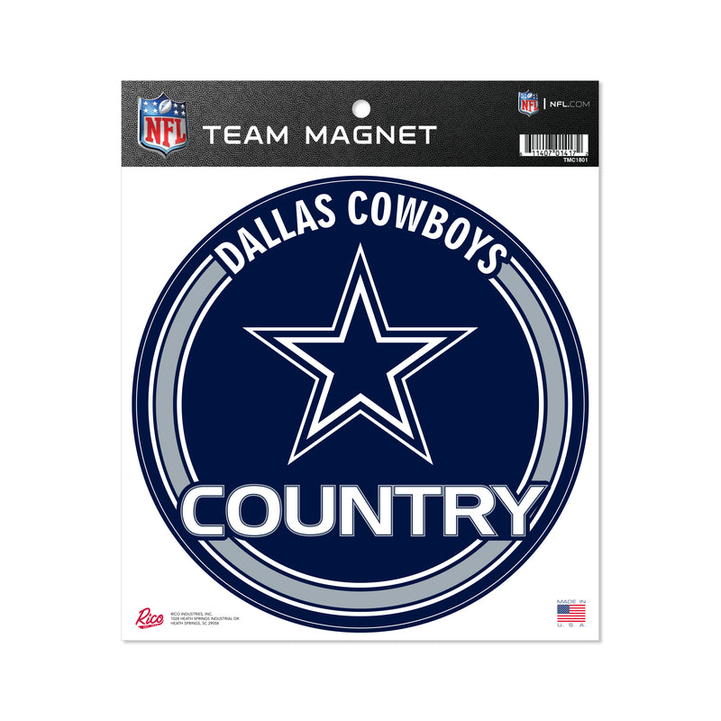 Cowboys 8" Team Magnet Circle