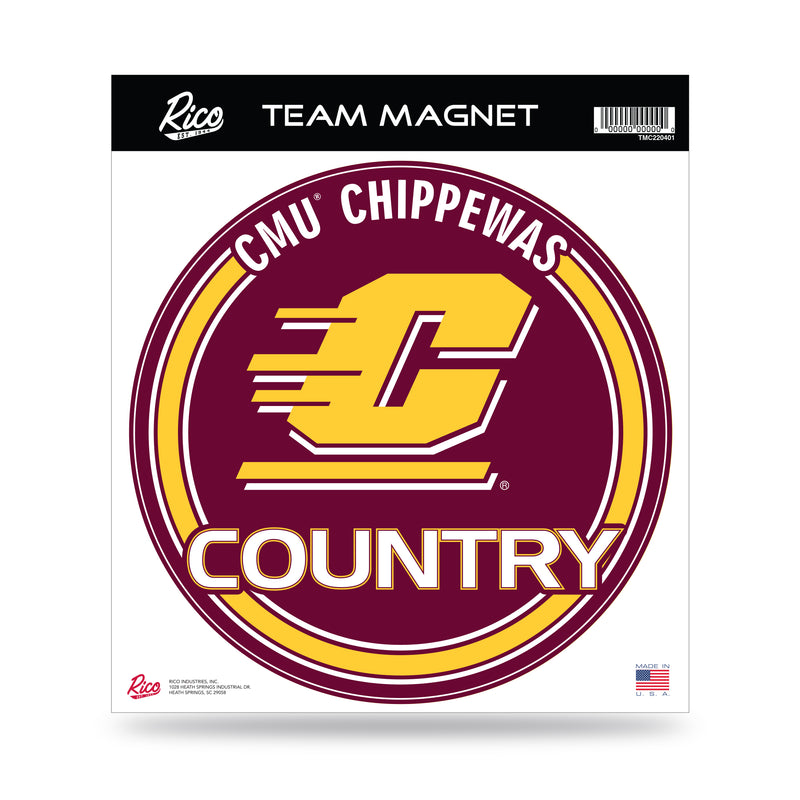 Central Michigan 8" Team Magnet Circle