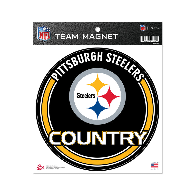 Steelers 8" Team Magnet Circle