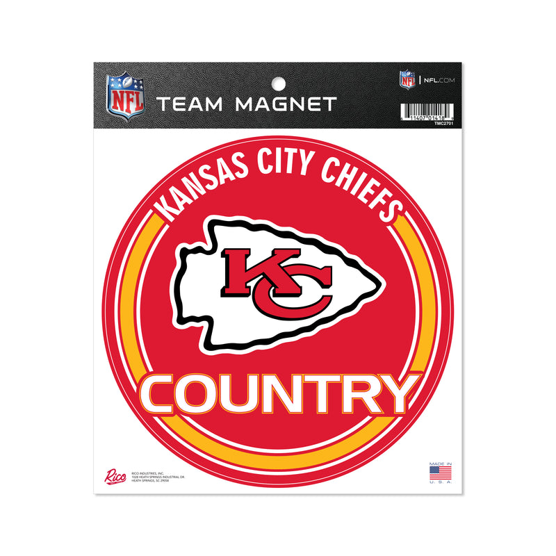 Chiefs 8" Team Magnet Circle