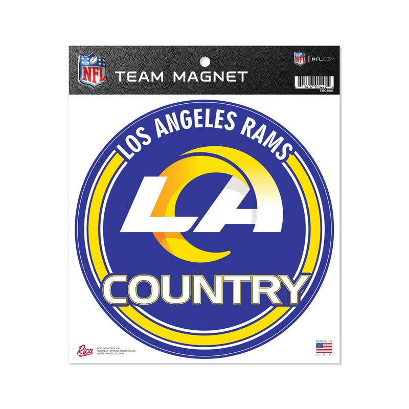 Rams 8" Team Magnet Circle