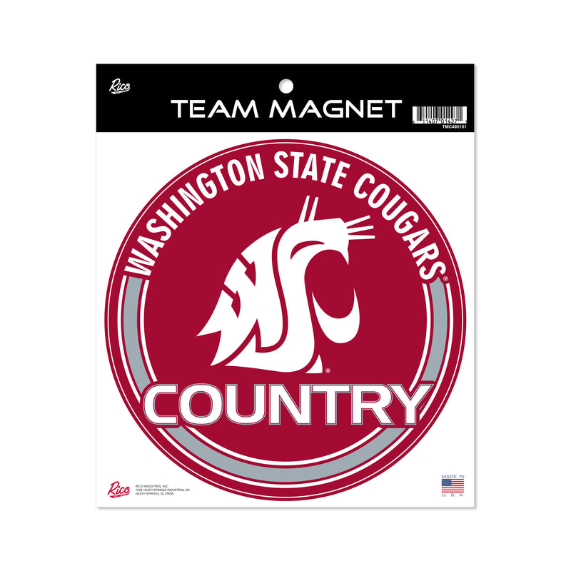 Washington State University 8" Team Magnet Circle