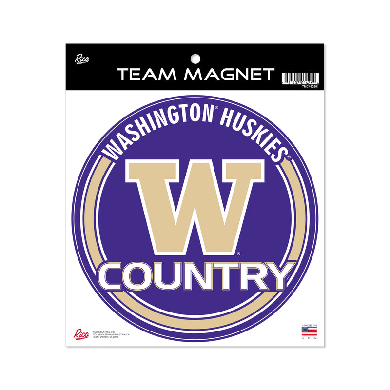 Washington University 8" Team Magnet Circle