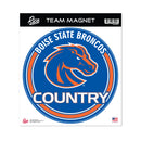 Boise State 8" Team Magnet Circle