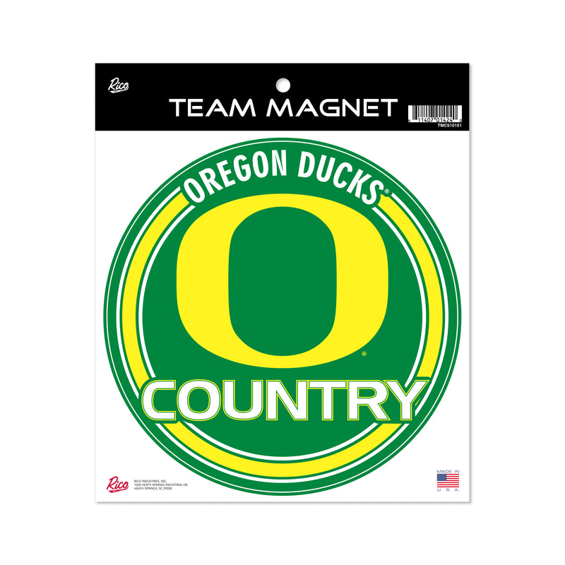 Oregon University 8" Team Magnet Circle